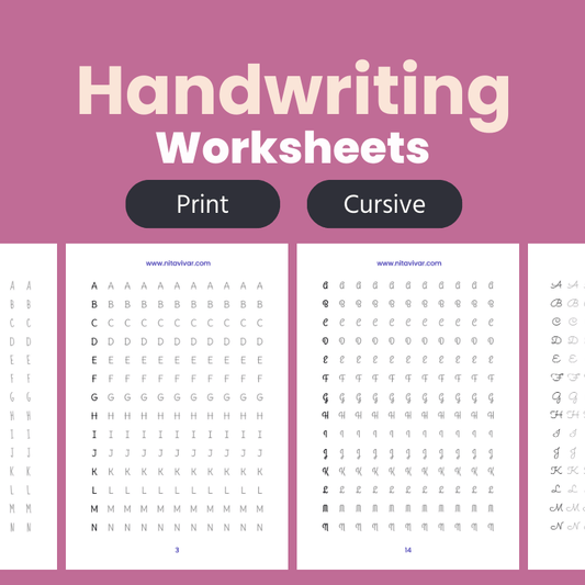 Handwriting Worksheets